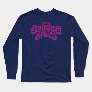 The Banana Splits // Vintage Typography Design V2 Long Sleeve T-Shirt